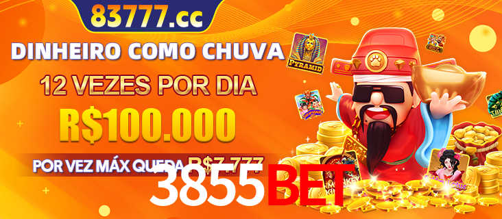 Banner do programa de recompensas Recomende para amigos do 3855bet, detalhando os bônus por convidar amigos, com prêmios que chegam a R$288.888.